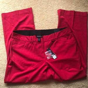 NWT lane Bryant red pants 20 regular